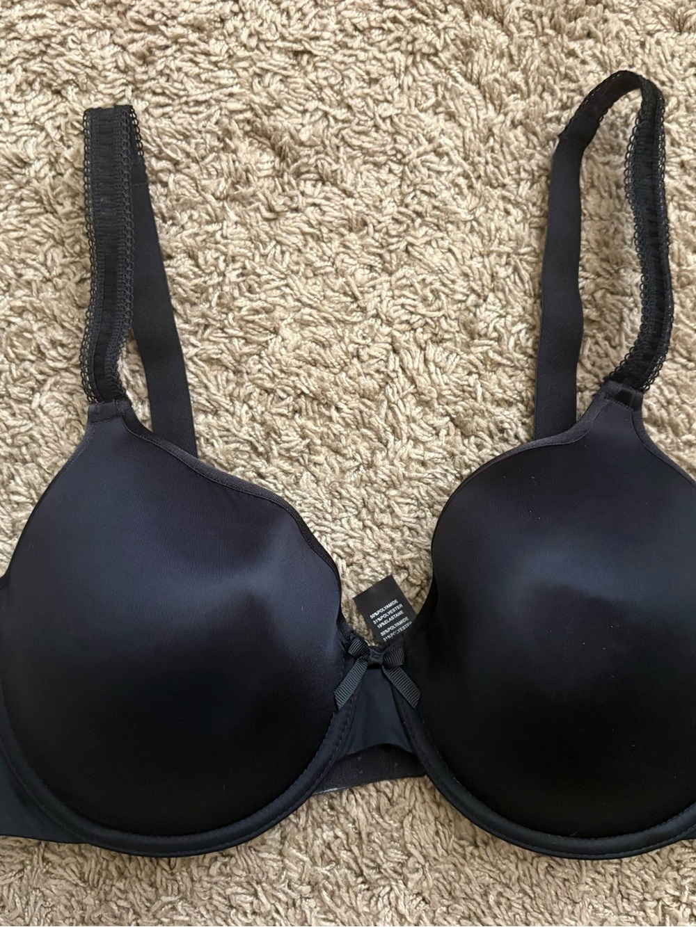 Le Mystere Essential Elegance 6953 Underwired T-Shirt Bra 38D Black